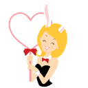 Girl in a Bunny Suit 3 Icon