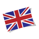 English Flag Rotate Icon