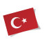 Turkish Flag Rotate Icon 64x64 png