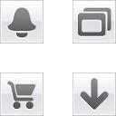 Light Grey Square Icons