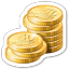 Coins Icon 64x64 png