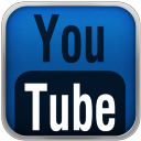 Blue YouTube Black Icon