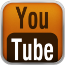 Orange YouTube Black Icon