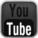 Slate YouTube Black Icon 128x128 png