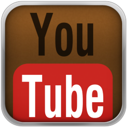Brown YouTube Red Icon 256x256 png