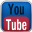 Blue YouTube Red Icon 32x32 png