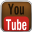 Brown YouTube Red Icon 32x32 png