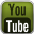 Green YouTube Black Icon 32x32 png