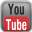 Silver YouTube Red Icon 32x32 png
