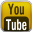 Yellow YouTube Black Icon 32x32 png