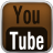 Brown YouTube Black Icon 48x48 png