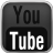 Slate YouTube Black Icon 48x48 png