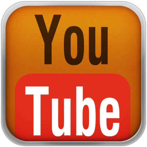 Orange YouTube Red Icon 512x512 png
