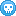 Blue Skull Icon