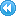 Blue Rewind Icon