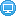Blue Monitor Icon 16x16 png