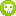 Green Skull Icon 16x16 png