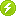 Green Lightning Icon 16x16 png