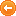 Orange Arrow Left Icon
