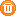 Orange Recycled Bin Icon