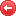 Red Arrow Left Icon 16x16 png