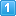 Blue 1 Icon 16x16 png