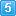 Blue 5 Icon 16x16 png