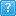 Blue Question Mark Icon 16x16 png
