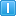Blue Vertical Line Icon
