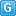 Blue G Icon 16x16 png