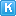 Blue K Icon