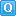 Blue Q Icon