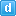 Blue D Lower Icon