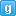 Blue G Lower Icon 16x16 png