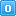 Blue O Lower Icon 16x16 png