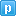 Blue P Lower Icon