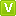 Green V Icon 16x16 png