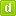 Green D Lower Icon 16x16 png