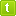 Green T Lower Icon 16x16 png