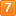 Orange 7 Icon