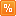 Orange Percent Icon