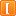 Orange Left Square Bracket Icon