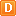 Orange D Icon