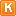 Orange K Icon