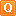 Orange Q Icon 16x16 png