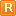 Orange R Icon