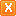 Orange X Icon