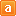 Orange A Lower Icon 16x16 png