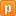 Orange P Lower Icon