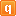 Orange Q Lower Icon 16x16 png